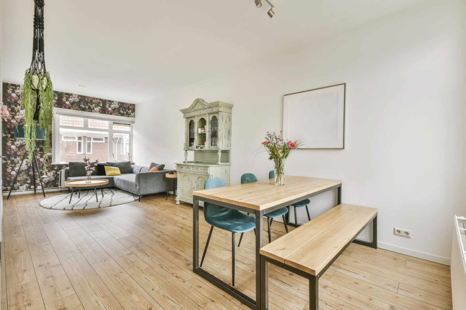 Spacious dining room